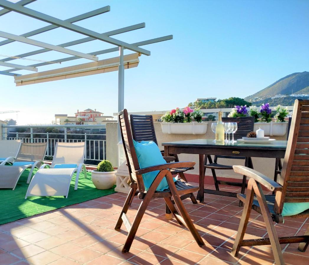 Pena Beach 3 Bedroom Duplex, Bbq, Pool, Sea Views, Benalmádena Εξωτερικό φωτογραφία